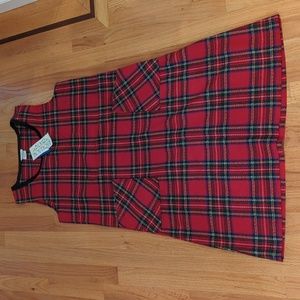 Blair Red Plaid Dress